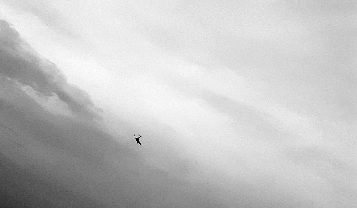 Beautiful plane in the sky